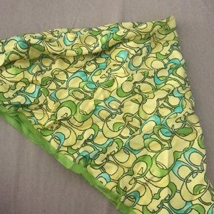 Coach silk scarf
